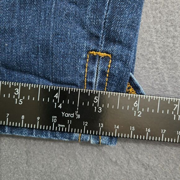 BCBGMAXAZRIA Women 29 Mid Rise Split Hem Skinny Jeans - Picture 13 of 15